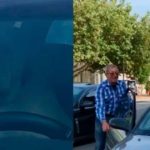 Cachorro chama o dono tocando a buzina do carro na Austrália