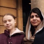 O encontro histórico de Greta Thunberg e Malala Yousafzai