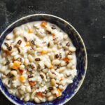 Receita de arroz com coco e feijão fradinho