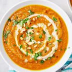Sopa de abóbora com curry