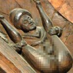 Imagem erótica é descoberta entalhada em Igreja de 800 anos na Inglaterra