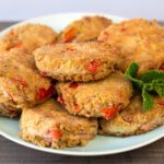 Croquetes de tofu estilo mediterrâneo