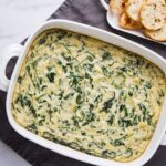 Molho de alcachofra e espinafre vegano