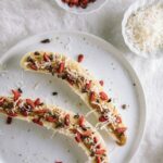 Barcos de banana rápidos e saudáveis