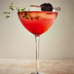Martini de amora em conserva