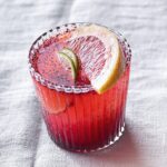 Mocktail espumante de hibisco e kombucha