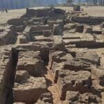 Antigas residências romanas com 'torres de pombos' descobertas em Luxor no Egito