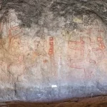 Arte rupestre antiga em caverna argentina pode ter transmitido informações por 100 gerações
