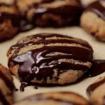 Biscoitos de chocolate com manteiga de amendoim
