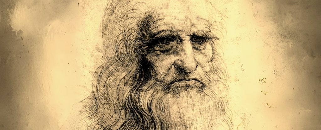 Autorretrato de Leonardo Da Vinci.