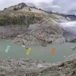 1.000 geleiras suíças já desapareceram e o derretimento está acelerando