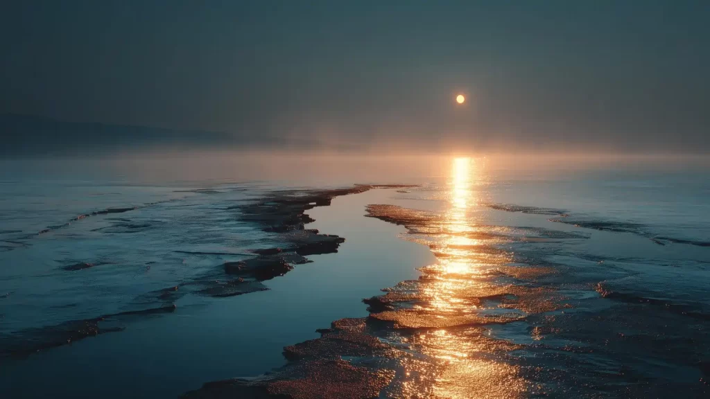 Imagem conceitual de uma ponte antiga perdida