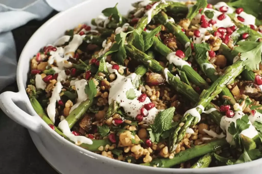 Salada de Tabule com Aspargos