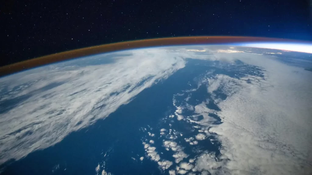 Planeta Terra visto do espaço