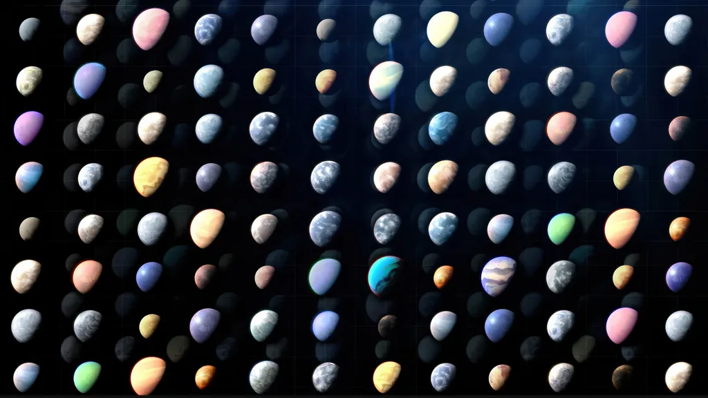 Uma ilustração da NASA sobre as variedades de exoplanetas. Os astrônomos já descobriram mais de 6.000 exoplanetas até hoje, mas um novo estudo pode quase triplicar esse total de uma só vez.