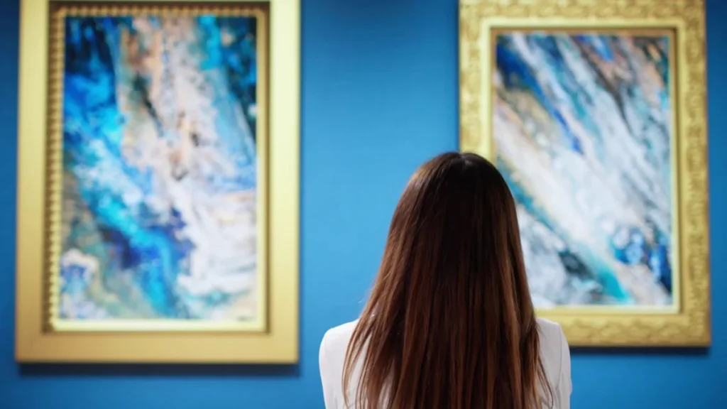 Exposição quadro museu