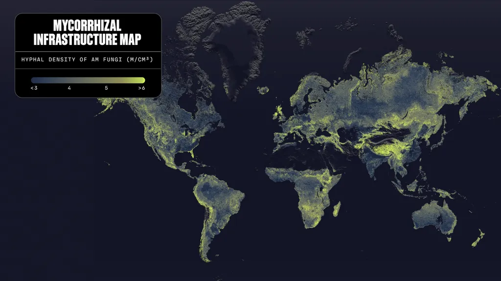 O mapa foi criado usando dados de mais de 16.000 amostras de solo coletadas em todo o mundo.