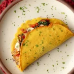 Omelete de grão-de-bico