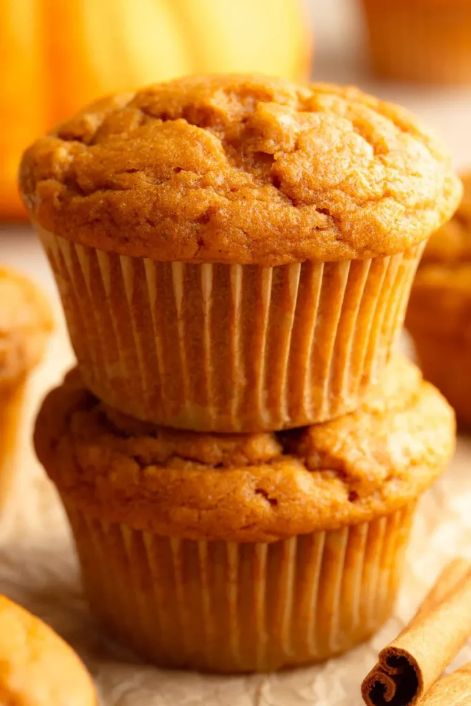 Muffins veganos de abóbora
